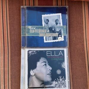 Two CD’s.  Best of EllaFitzgerald & Louis Armstrong. 2nd CD Ella Fitzgerald Xmas